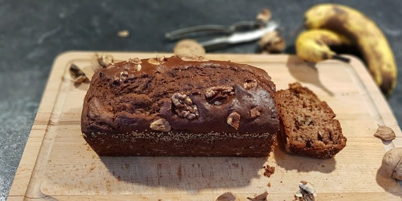 Blogrezept - Bananenbrot mit Walnüssen