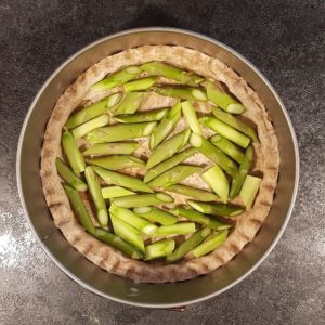 Zubereitung Spargelquiche Zubereitung Spargelquiche