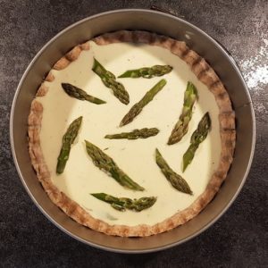 Zubereitung Spargelquiche Zubereitung Spargelquiche