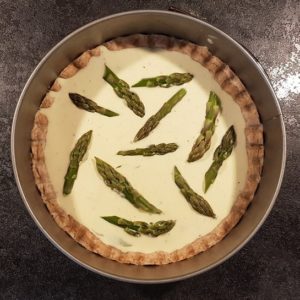 Zubereitung Spargelquiche