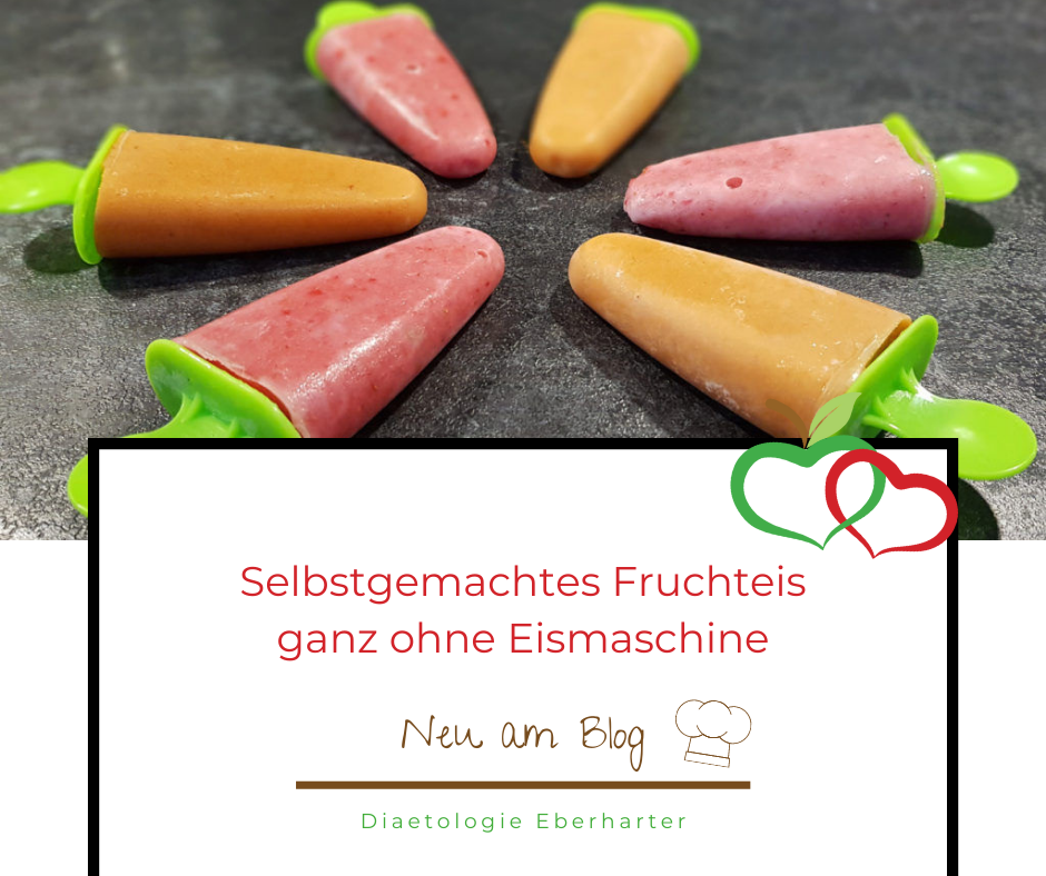 Selbstgemachtes Fruchteis ganz ohne Eismaschine - Diaetologie Eberharter Selbstgemachtes Fruchteis ganz ohne Eismaschine - Diaetologie Eberharter